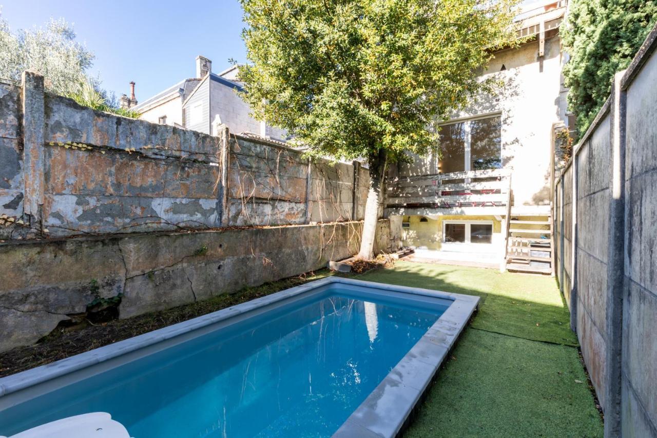 Appartement 50M2 Parfait Etat Avec Piscine Privee Bordeaux Esterno foto